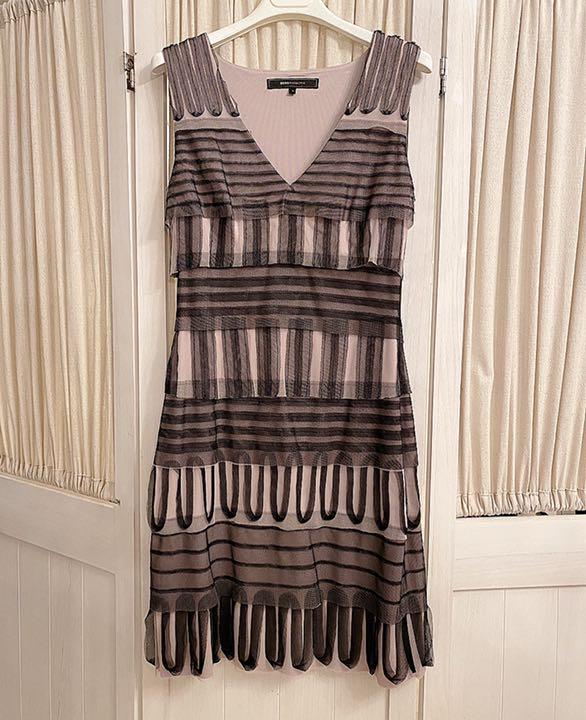 BCBGMAXAZRIA ワンピース サイズ0 着丈86 美品! 【おしゃれ