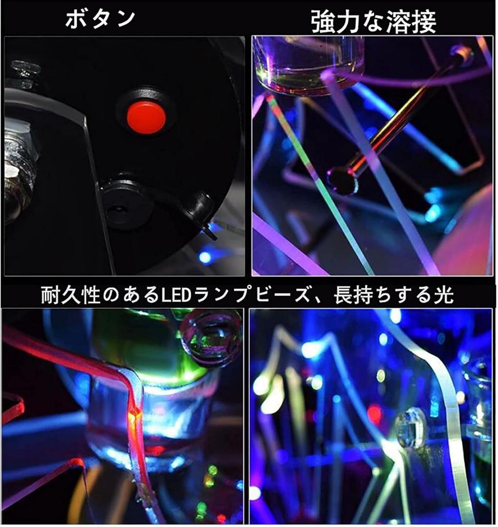 テキーラ観覧車❣️LED 観覧車 ワインラック 酒グラススタンド 充電式