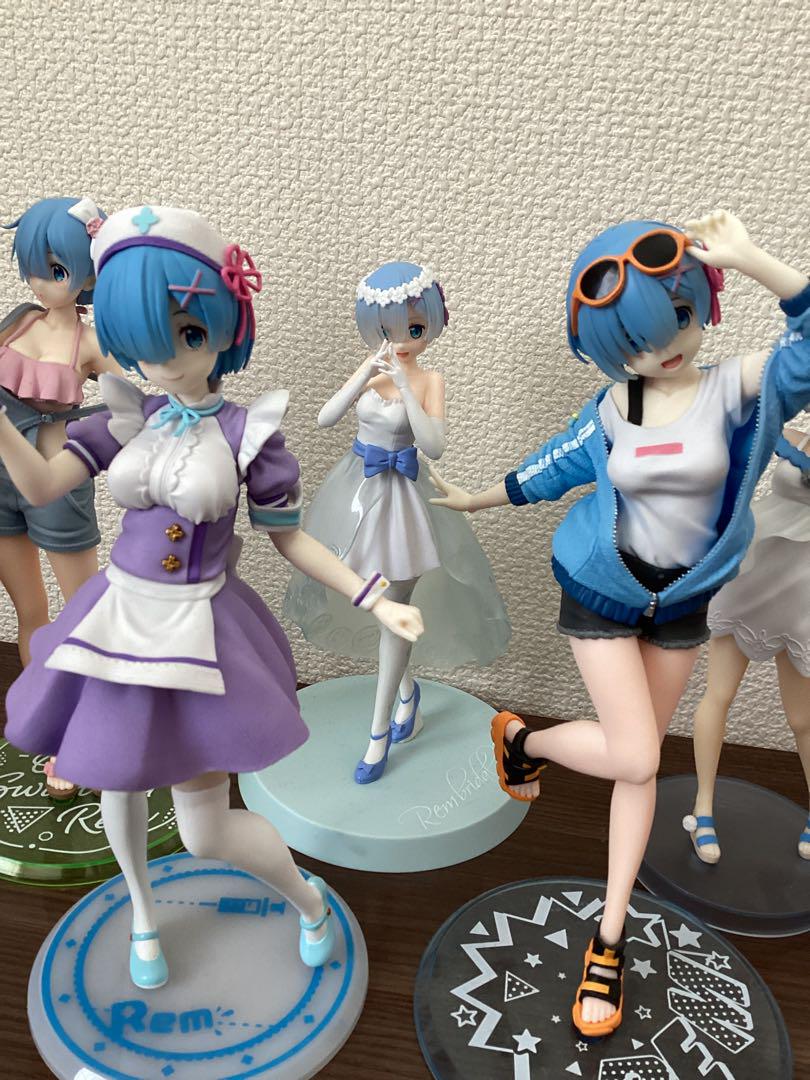 最新プライズフィギュアまとめ売り】リゼロ レム 8体 - メルカリ