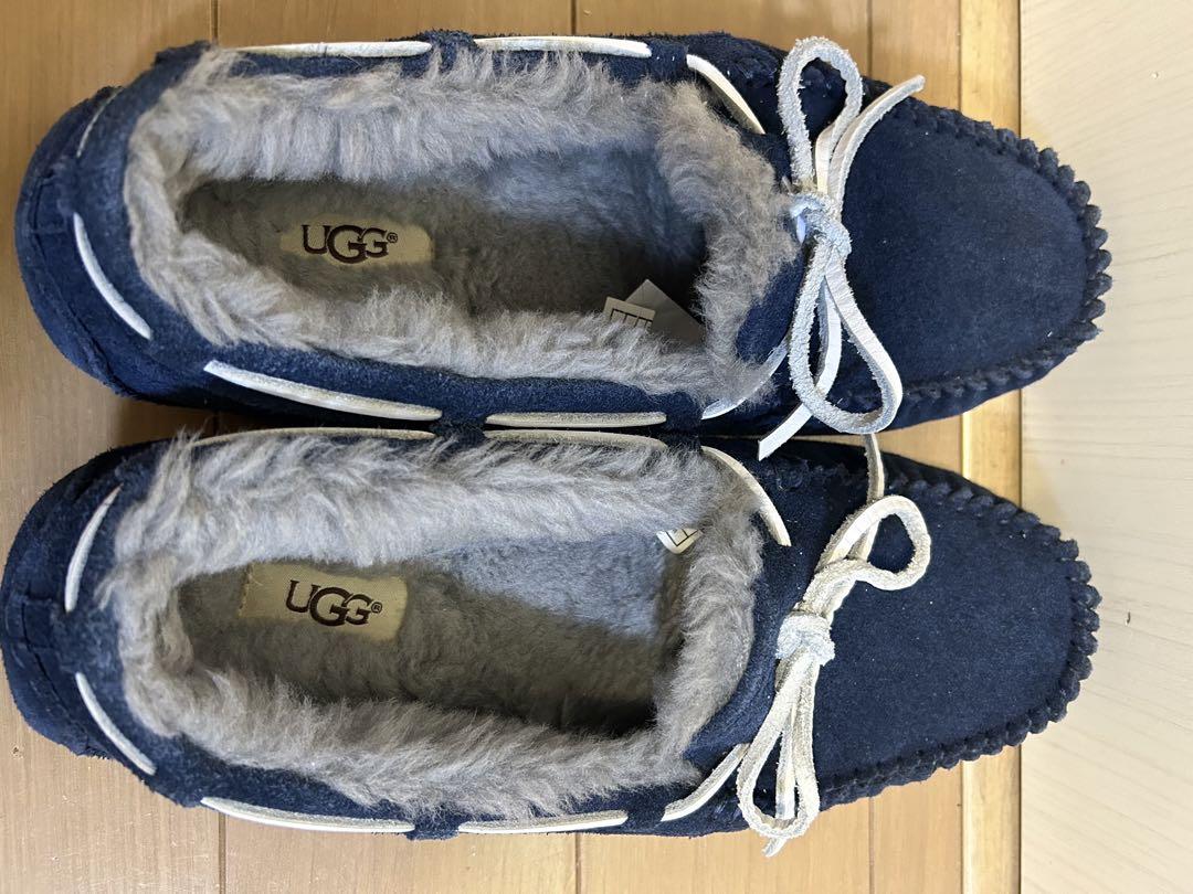 UGG ネイビー スエード ムートンブーツ