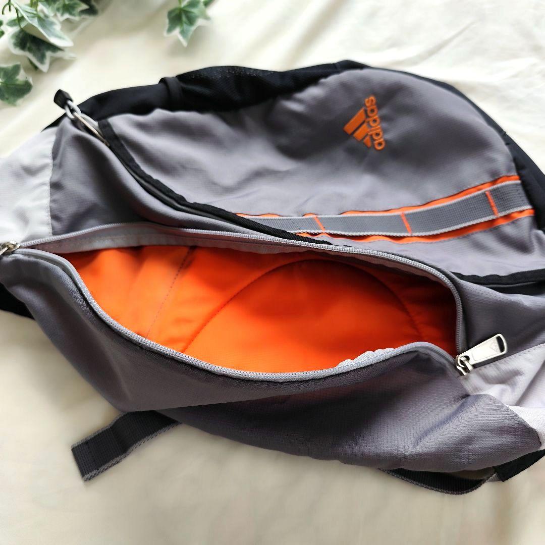 【送料無料キャンペーン】 未使用に近い】adidas アディダス ワンショルダーバッグ グレー バッグ
