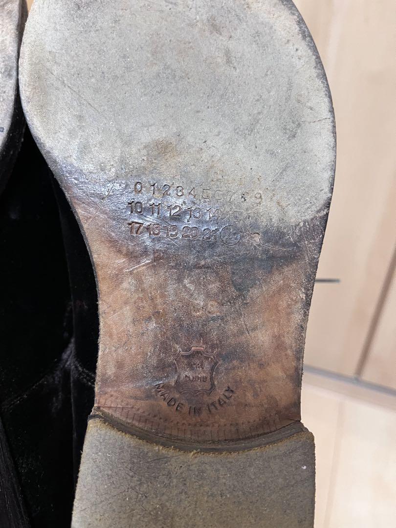 マルタンマルジェラ　MAISON MARGIELA ベロアシューズ