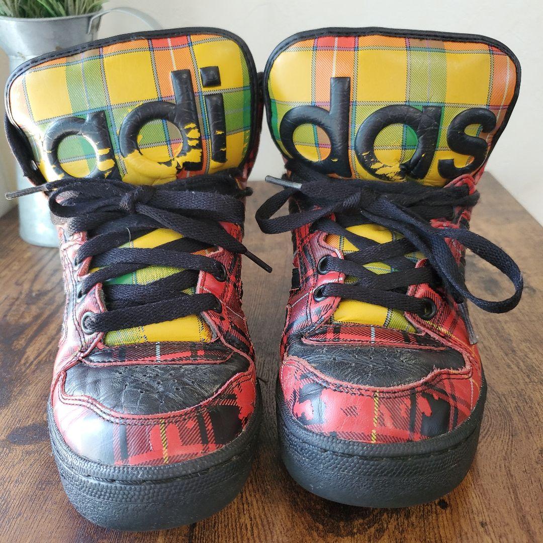 adidasジェレミースコットモデル　ハイカットスニーカー
