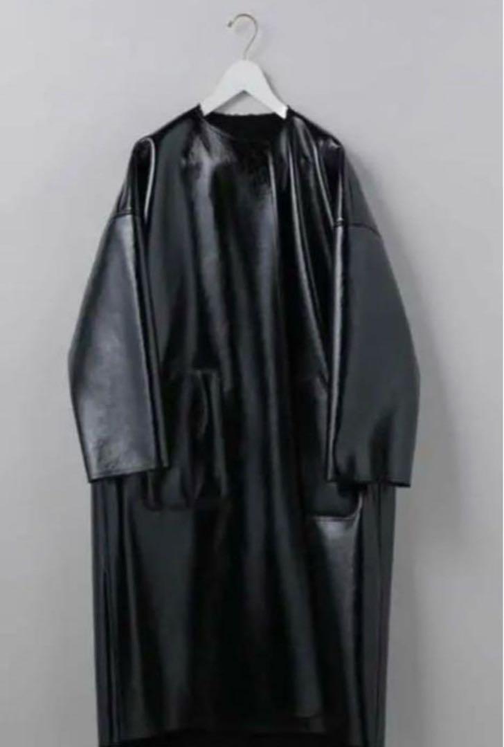 ENAMEL×BOA REVERSIBLE NO COLLAR COAT