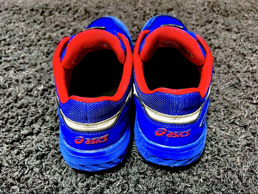 ASICS 安全靴 ダイヤル式 青/赤 CP209 BOA