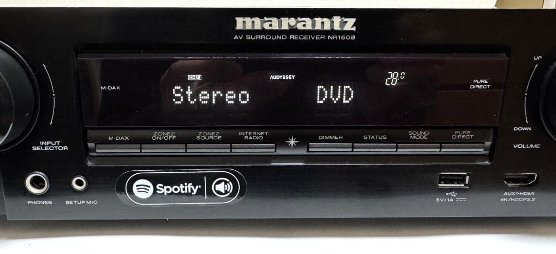 1000円以上送料無料。 Marantz NR1608 AVアンプ ブラック