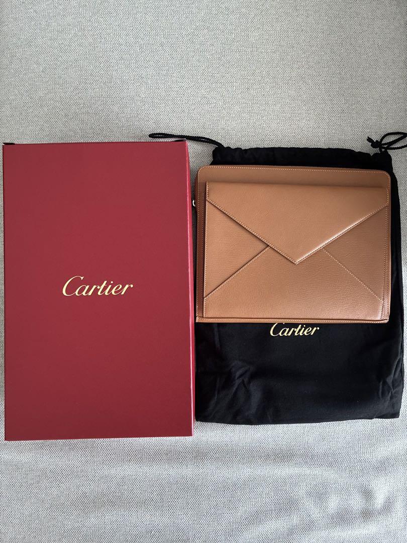 【新品】カルティエ　タブレットケース　レッド　箱付き