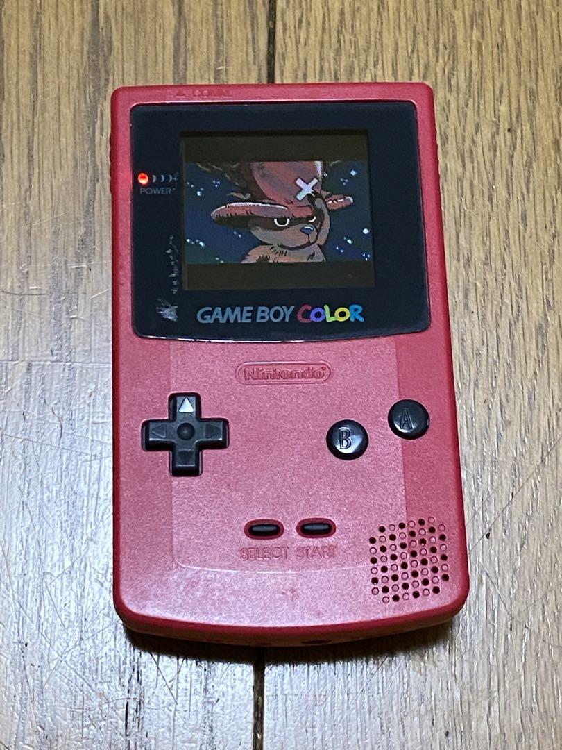 ゲームボーイカラー　レッド　ワリオランド2 ワンピース幻のグランドライン冒険記！