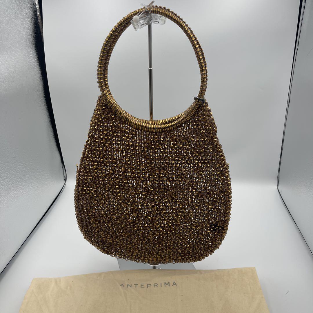 ANTEPRIMA ハンドバッグ ワイヤーハンド　ゴールド