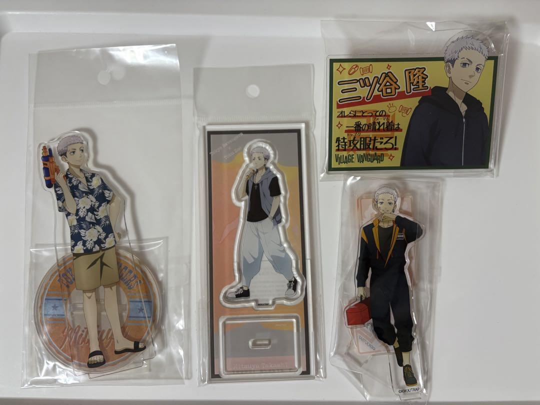 3点　東京リベンジャーズ　アクリルスタンド　松野　羽宮　三ツ谷　ヴィレヴァン 東京リベンジャーズ アクリルスタンド 三ツ谷隆 祭り グッズ