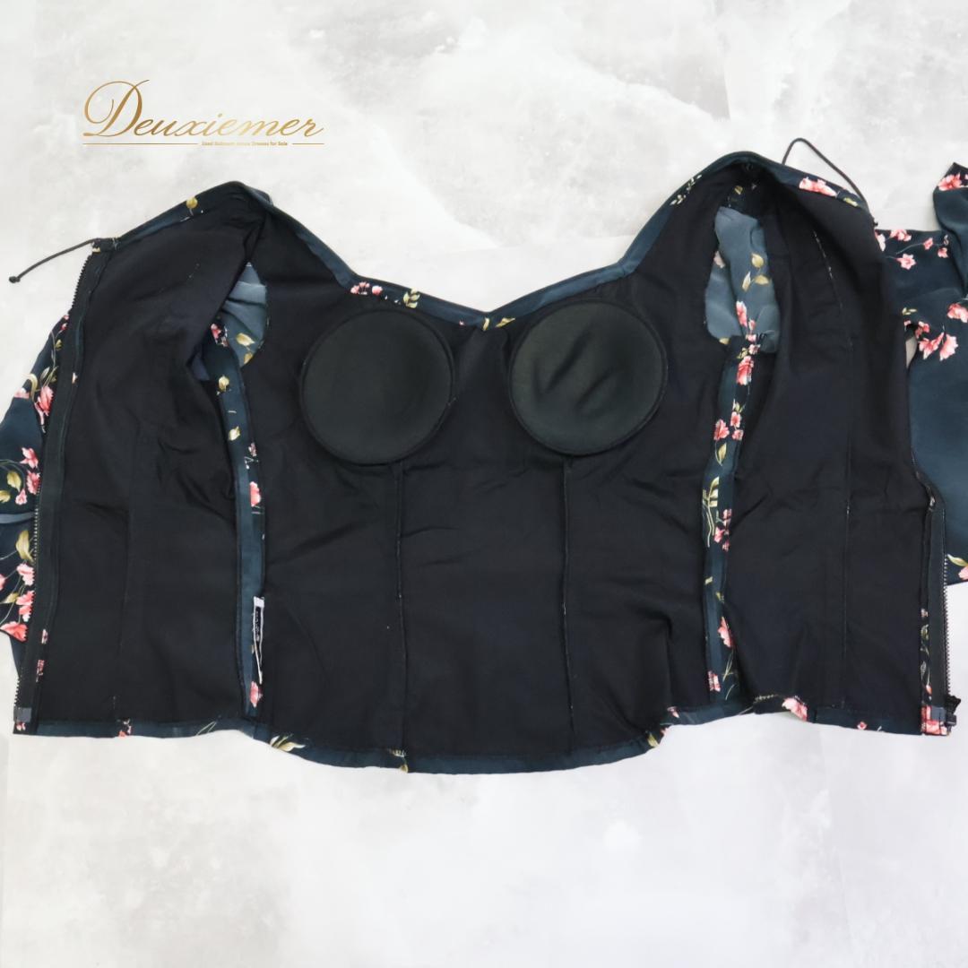 フラメンコ衣装】ブラック Naomi Collection ブラウス トップス