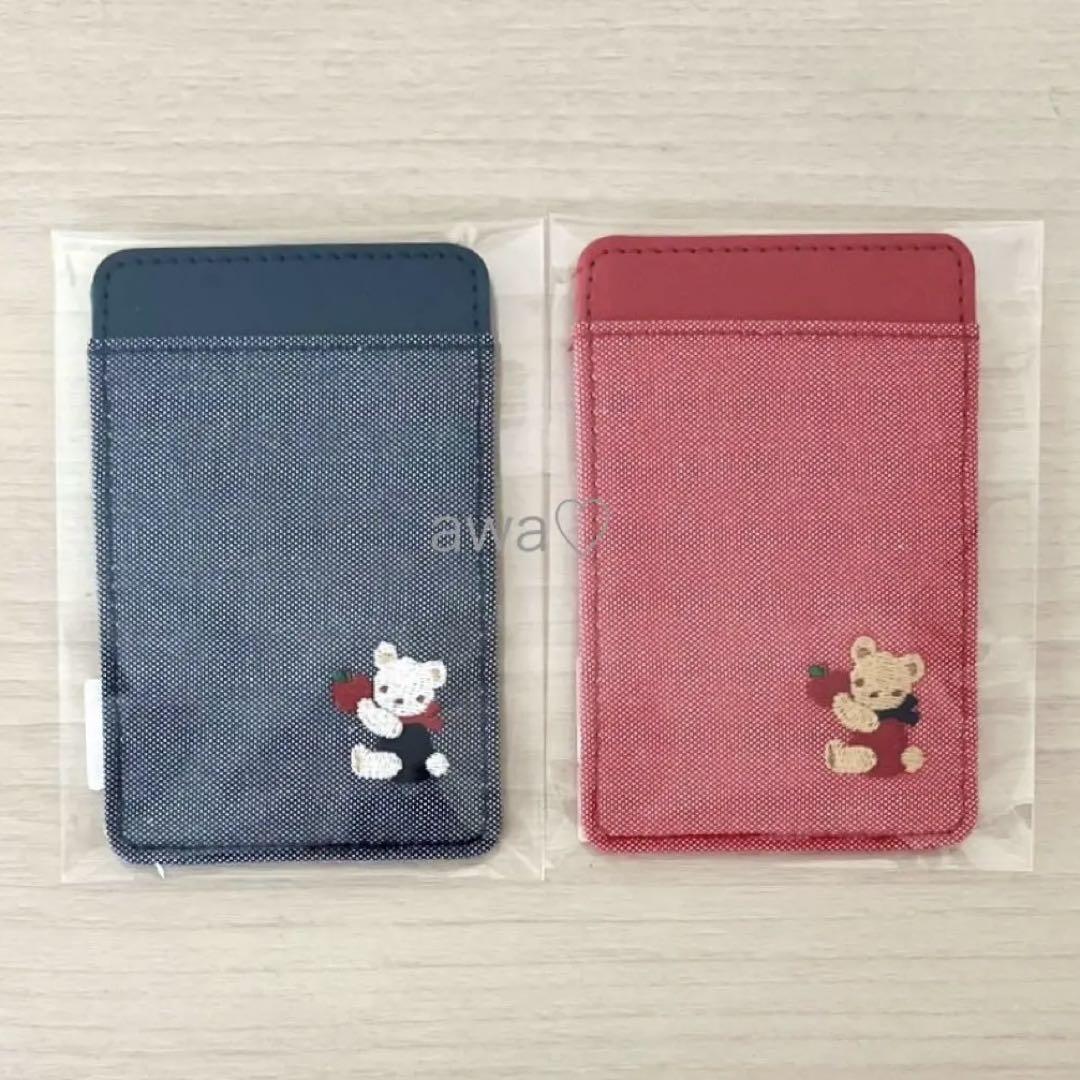 2点セット 新品 ファミリア スマホ カードケース