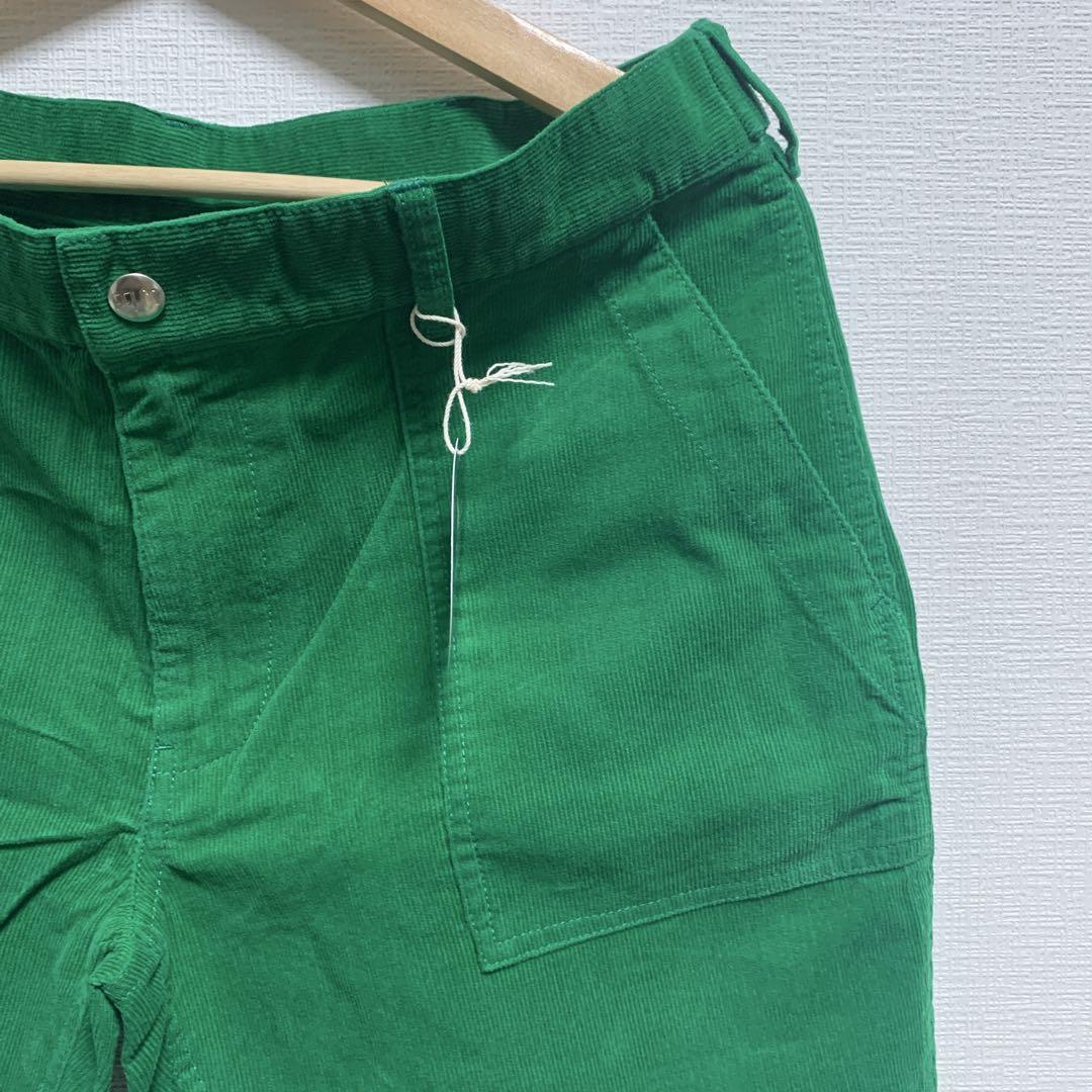 Boys Market Corduroy Bermuda green M未使用品