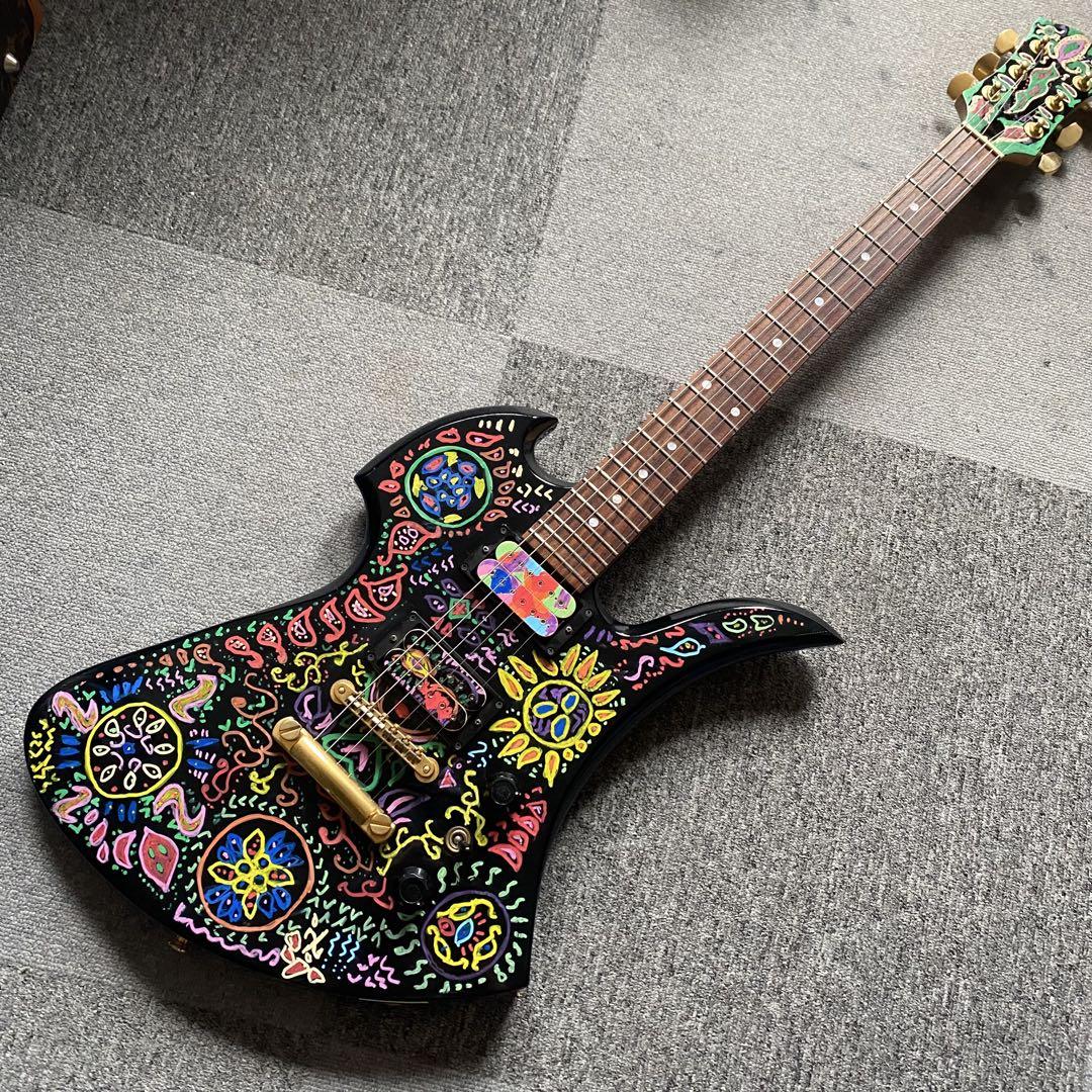 FERNANDES TARGET モッキンバード hideモデル サイケペイント