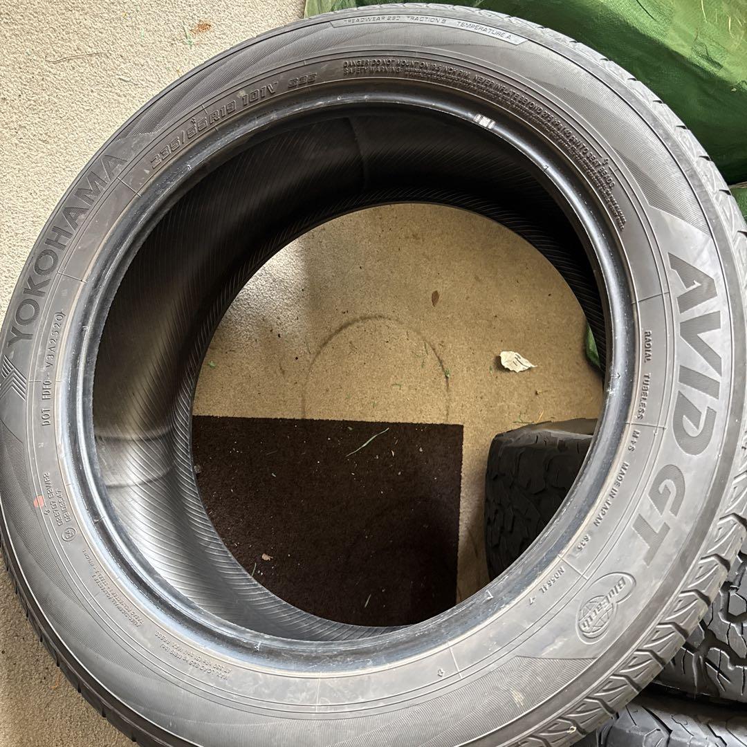 235/55R19 YOKOHAMA AVID GT 中古2本2022年製 235/55R19 YOKOHAMA AVID GT 20年製 中古夏2本 ① - メルカリ