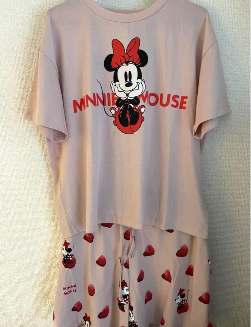 販路限定商品】 Minnie/ワンポイントTシャツ＆ショートパンツセット