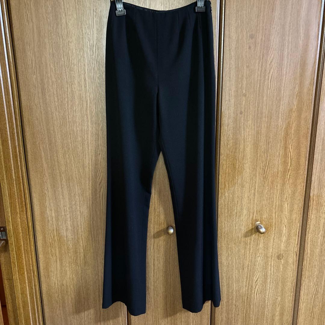 CHANEL シンプルスラックス ブラック 34XS SS