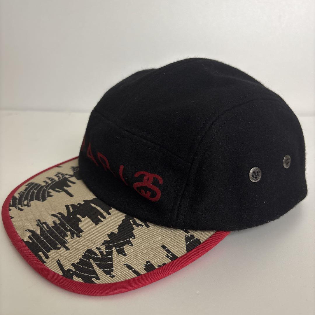 希少　old stussy jetcap キャップ　帽子　アートワーク　古着