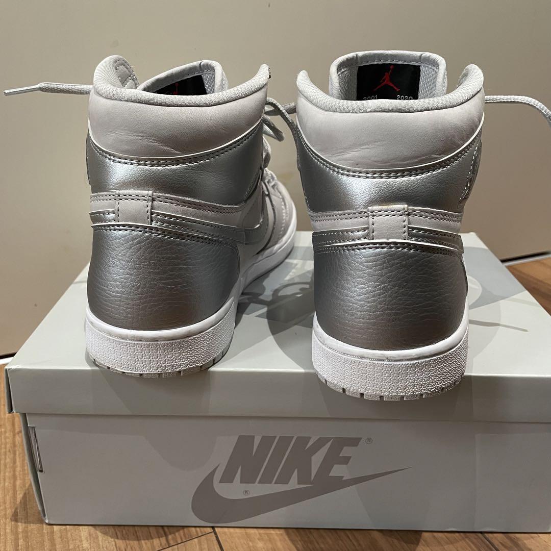 NIKE Air Jordan 1 グレー/シルバー ナイキ 27.0cm