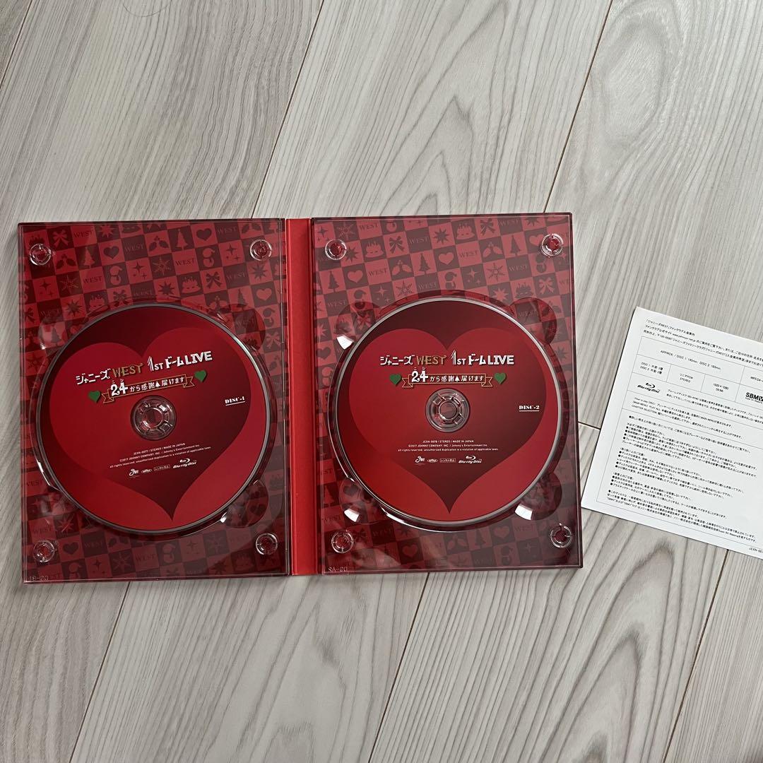 ジャニーズWEST 1stドーム 24から感謝届けます 初回限定 Blu-ray