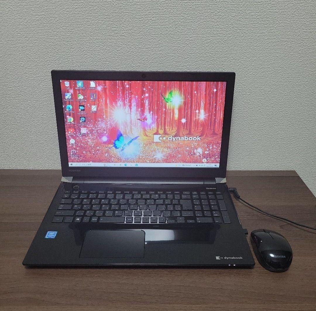 さくさく起動!新品SSD ♪︎信頼と実績で人気のきれいな東芝ノート 激安売品 ☘ dynabook ☘ 【大容量】かわいいホワイト☘新品SSD512GB搭載! ノートPC