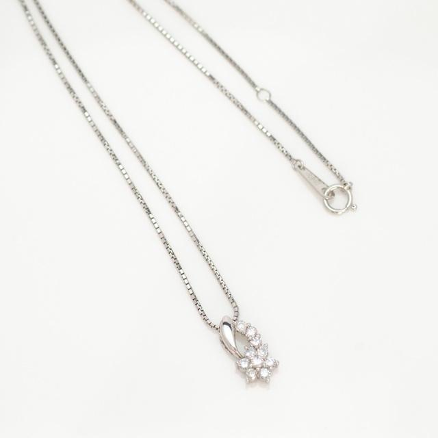 Pt900/Pt850 ダイヤモンドネックレス D/0.50ct プラチナ