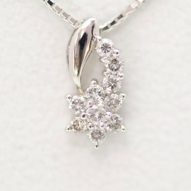 Pt900/Pt850 ダイヤモンドネックレス D/0.50ct プラチナ