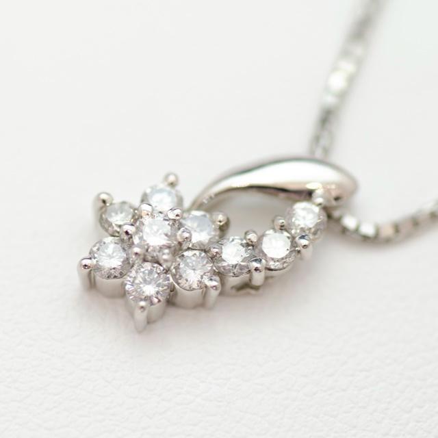 Pt900/Pt850 ダイヤモンドネックレス D/0.50ct プラチナ