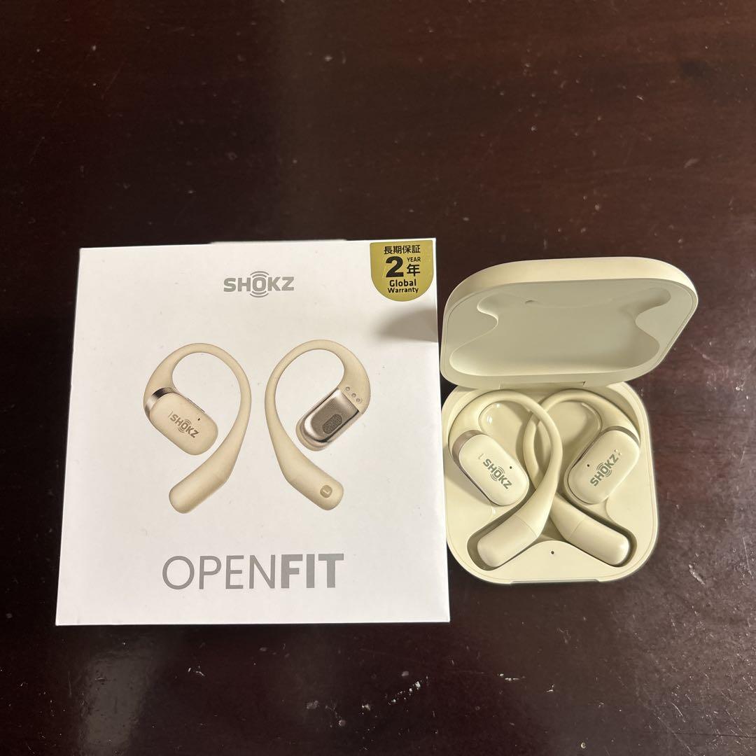 【新品未開封】SHOKZ OPENFIT 2 ベージュ 新品未開封】SHOKZ OPENFIT 2 ベージュ