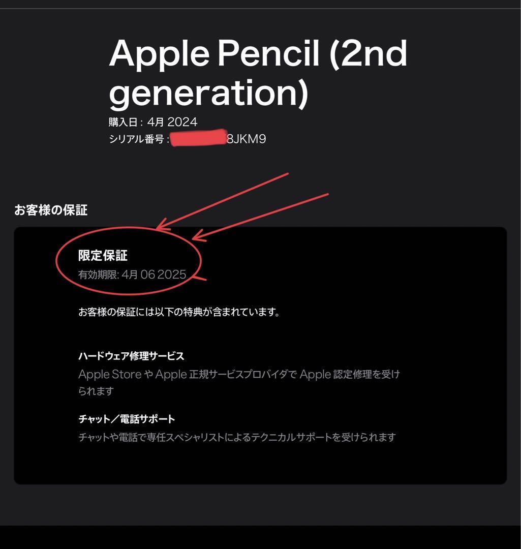未開封★Apple Pencil アップル ペンシル第2世代★2025年保証＿5
