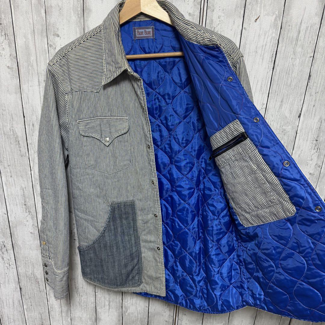 BLUE BLUE 裏キルティングシャツジャケット！日本製！