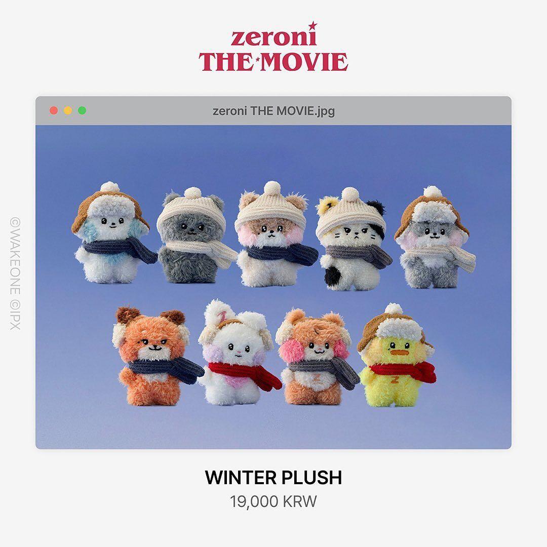 zerobaseone Winter Plush Keyring ウンニニ