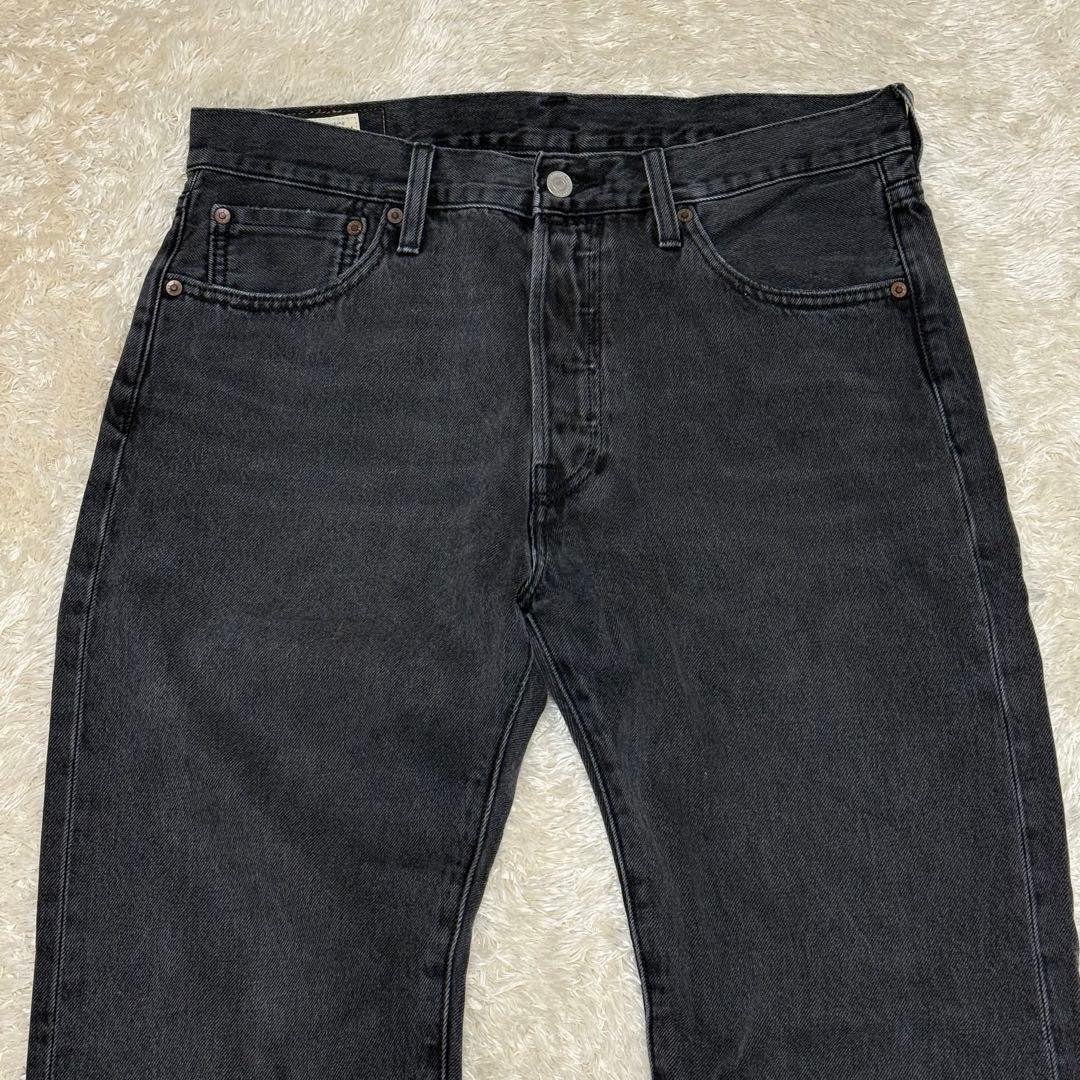 Levi’s 501 × EDIFICE 別注 後染め ブラック 美品 Levi’s 501 × EDIFICE 別注 後染め ブラック 美品