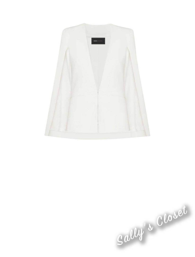 ⭐️人気作 ♡ BCBGMAXAZRIA 白ジャケット ベストジレ 新品♡　119