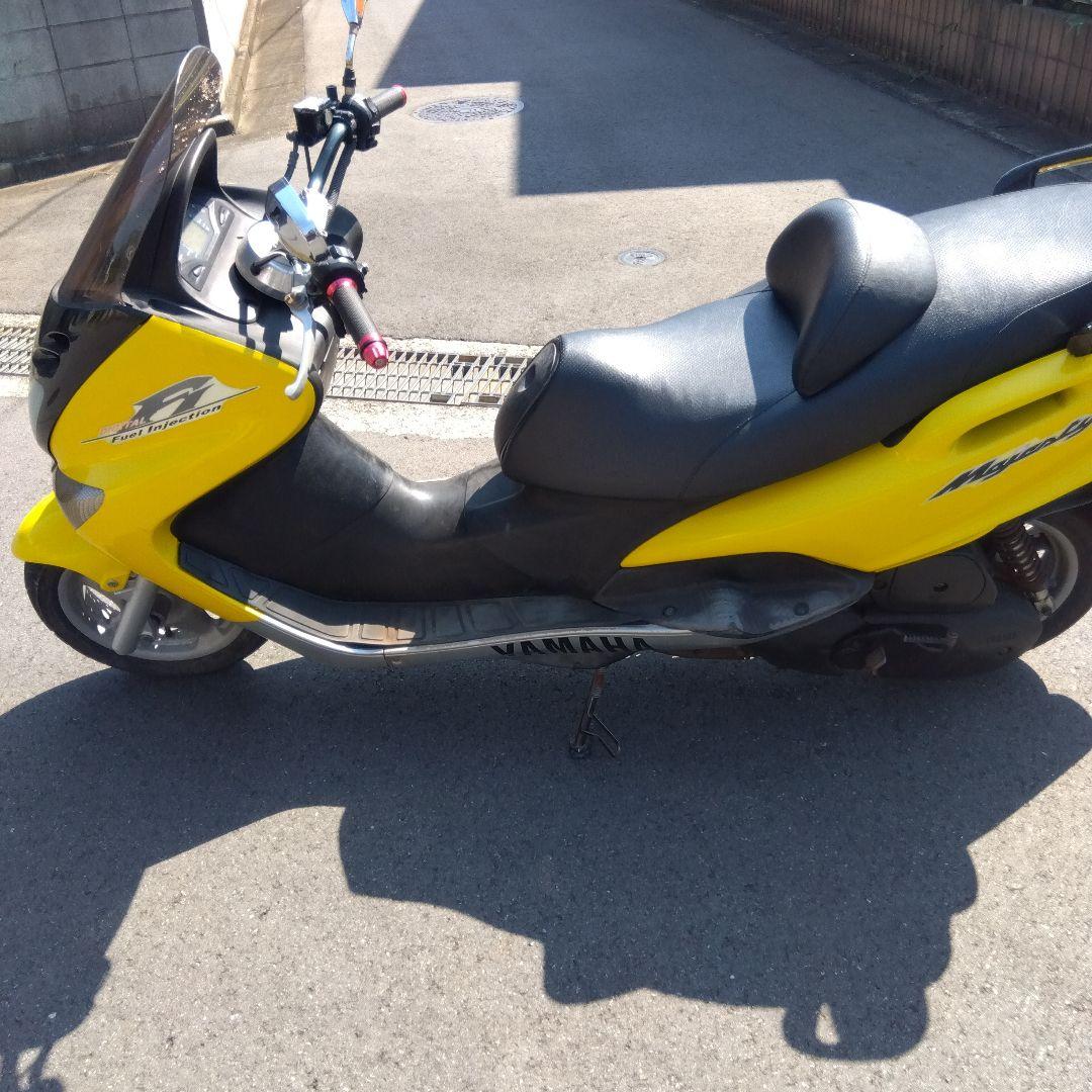 ヤマハ　マジェスティ125 スクーター イエロー