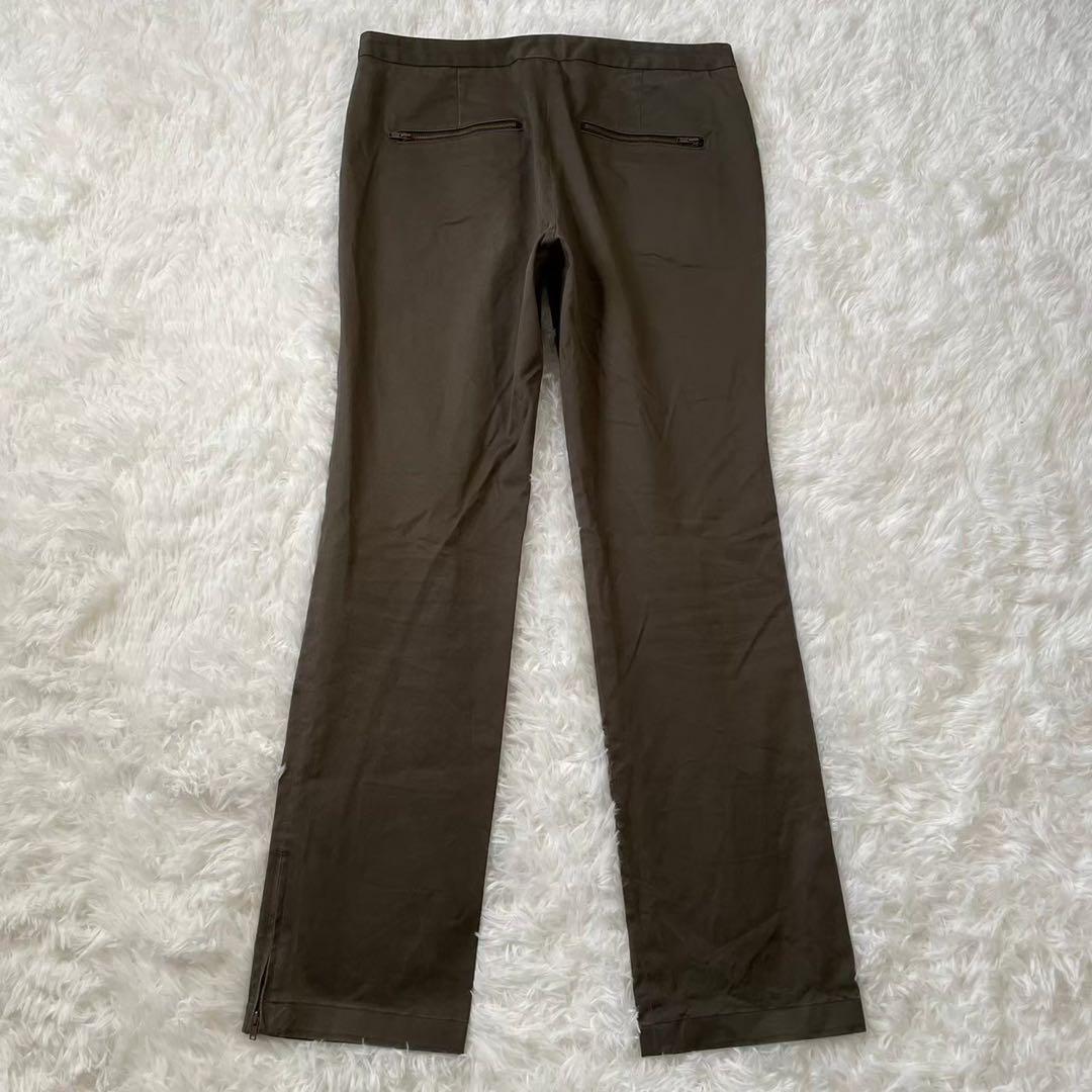 theory luxe (40) スラックス パンツ 無地 コットン