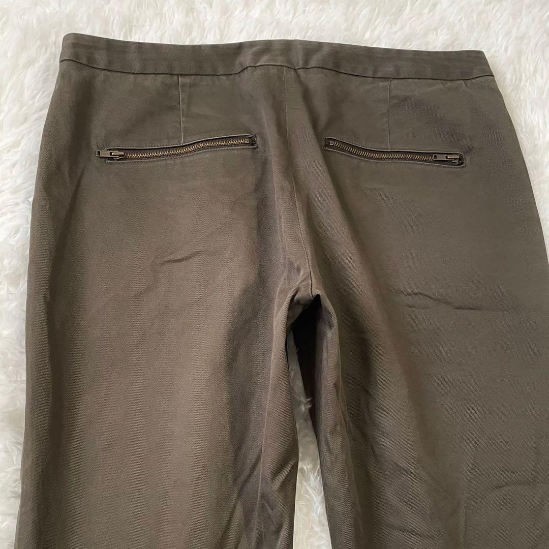 theory luxe (40) スラックス パンツ 無地 コットン