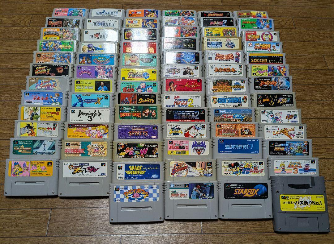 スーパーファミコンソフト76本セット