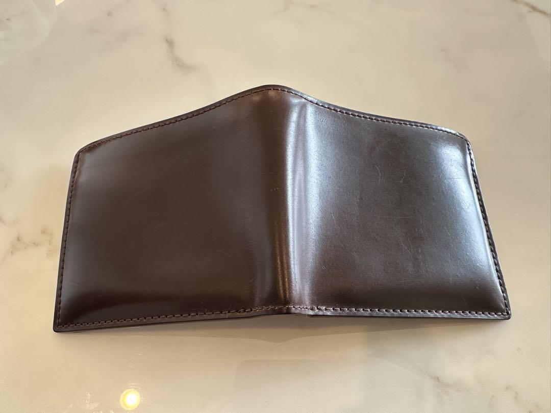 GANZO SHELL CORDOVAN 2 二つ折り財布