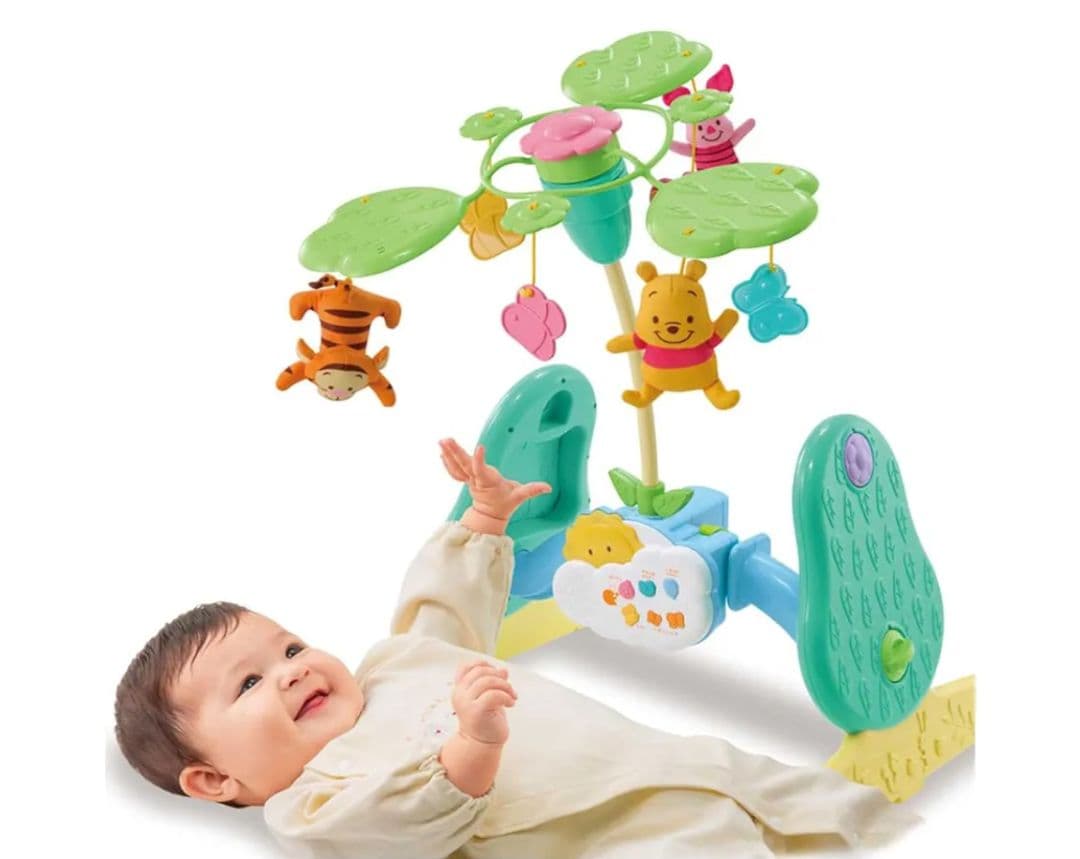 タカラトミー くまのプーさん　えらべる回転6WAYジムにへんしんメリー