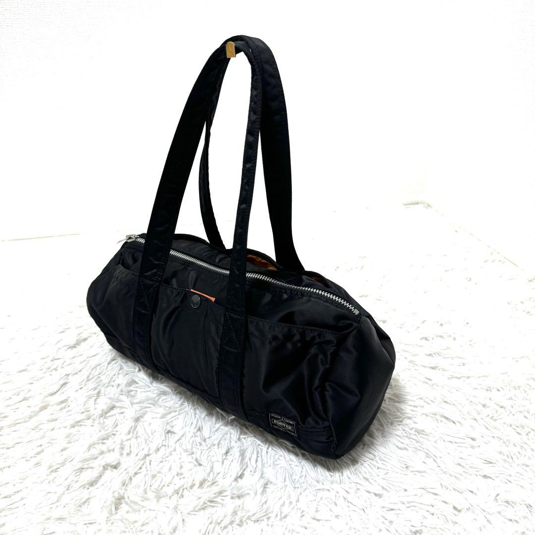 【美品】ポーター タンカー ミニボストンバッグ ブラック ナイロン 美品 PORTER ポーターミニ ボストンバッグ タンカー ナイロン