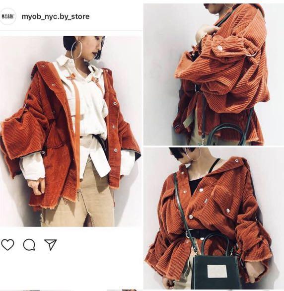 m.y.o.b nyc MYOB コーデュロイジャケット iHXSr-m75643791974 国産HOT