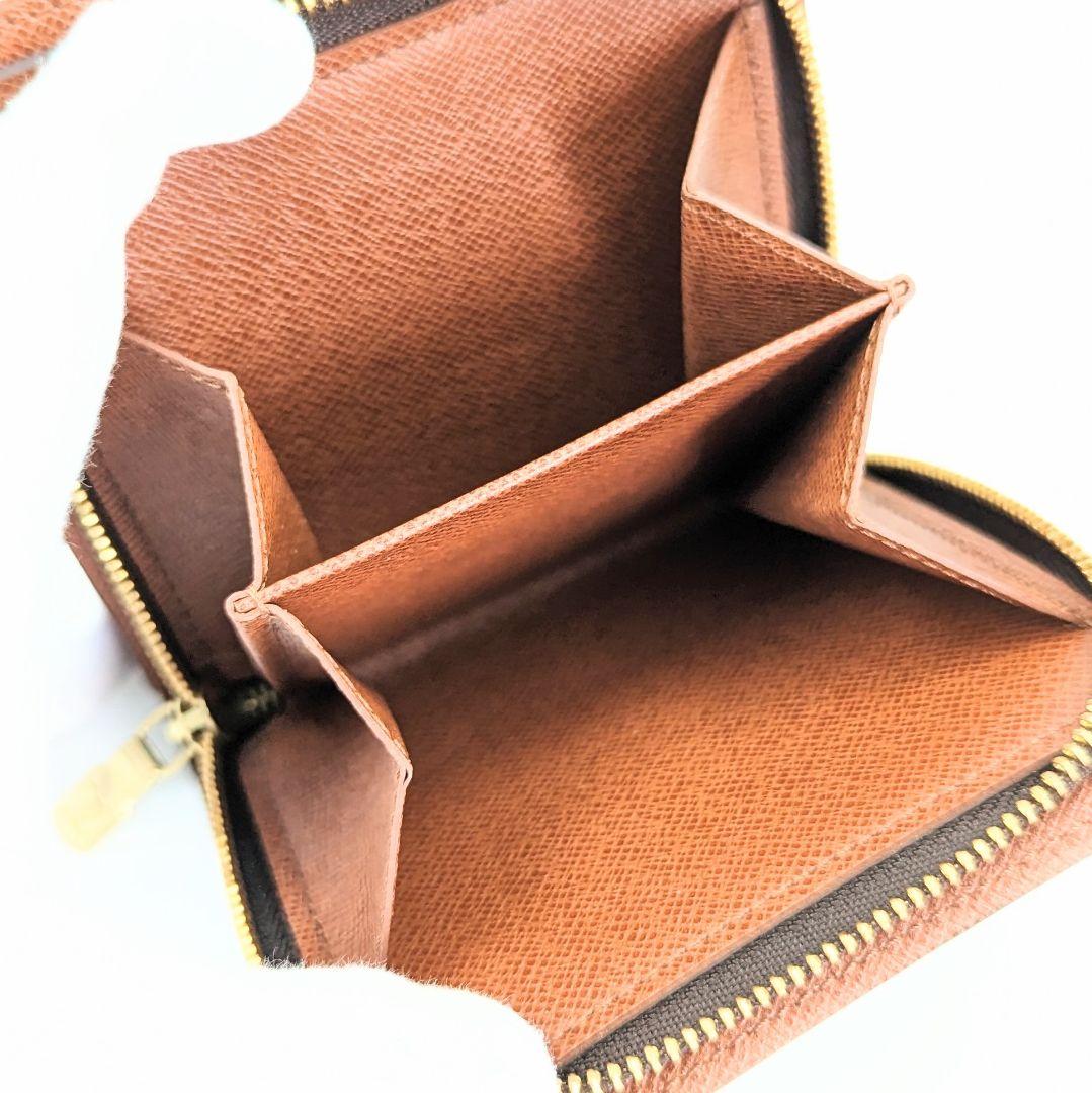【美品】ルイヴィトン モノグラム コンパクトジップ 2つ折り 財布