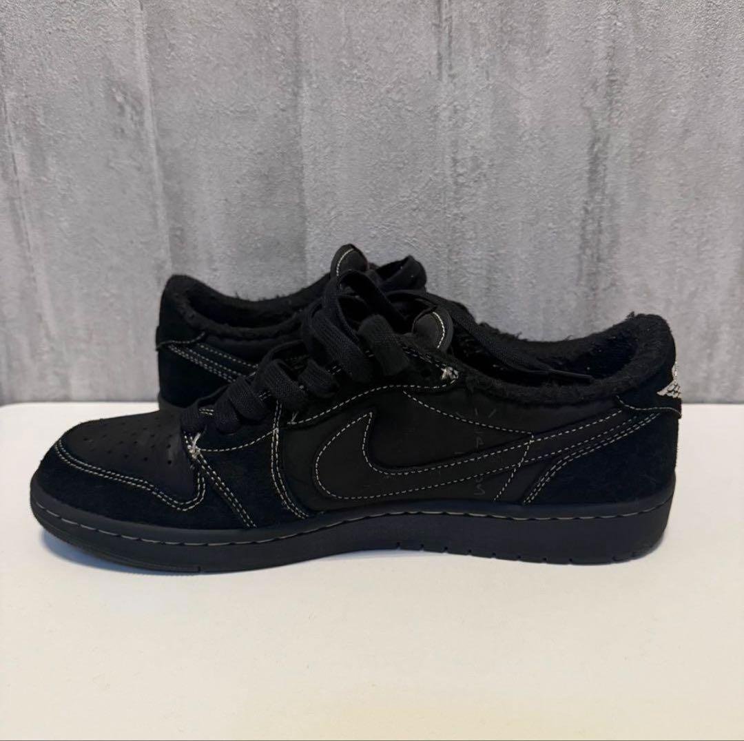 ナイキ×トラヴィススコット　エアジョーダン1 ブラックファントム　28cm