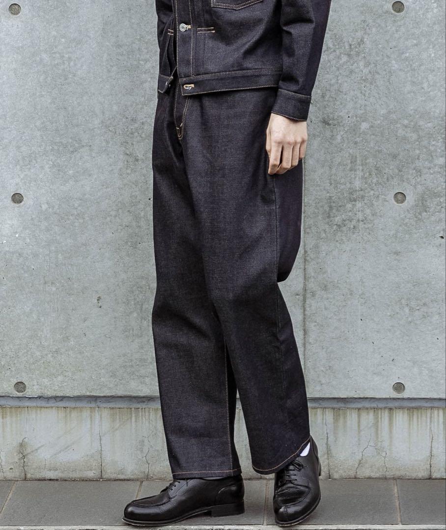 SHIOTA　スーピマDENIM PANTS バギー#JAY 完売品