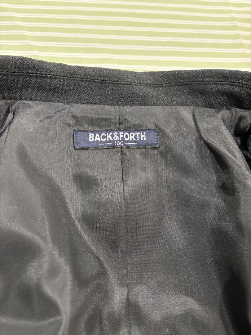 ②新品、160☆ BACK&FORTH、フォーマルスーツ、5点セット☆卒業式に