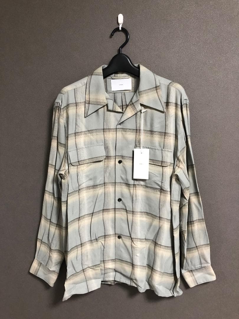 新品 SUGARHILL 25SS OMBRE PLAID OPEN シャツ 1