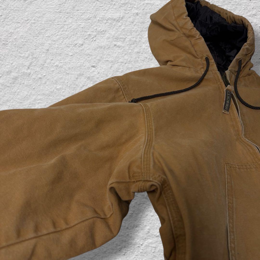 vintageダックパーカーアクティブジャケット90s古着キャメルレアサイズ vintageダックパーカーアクティブジャケット90s古着キャメルレアサイズ