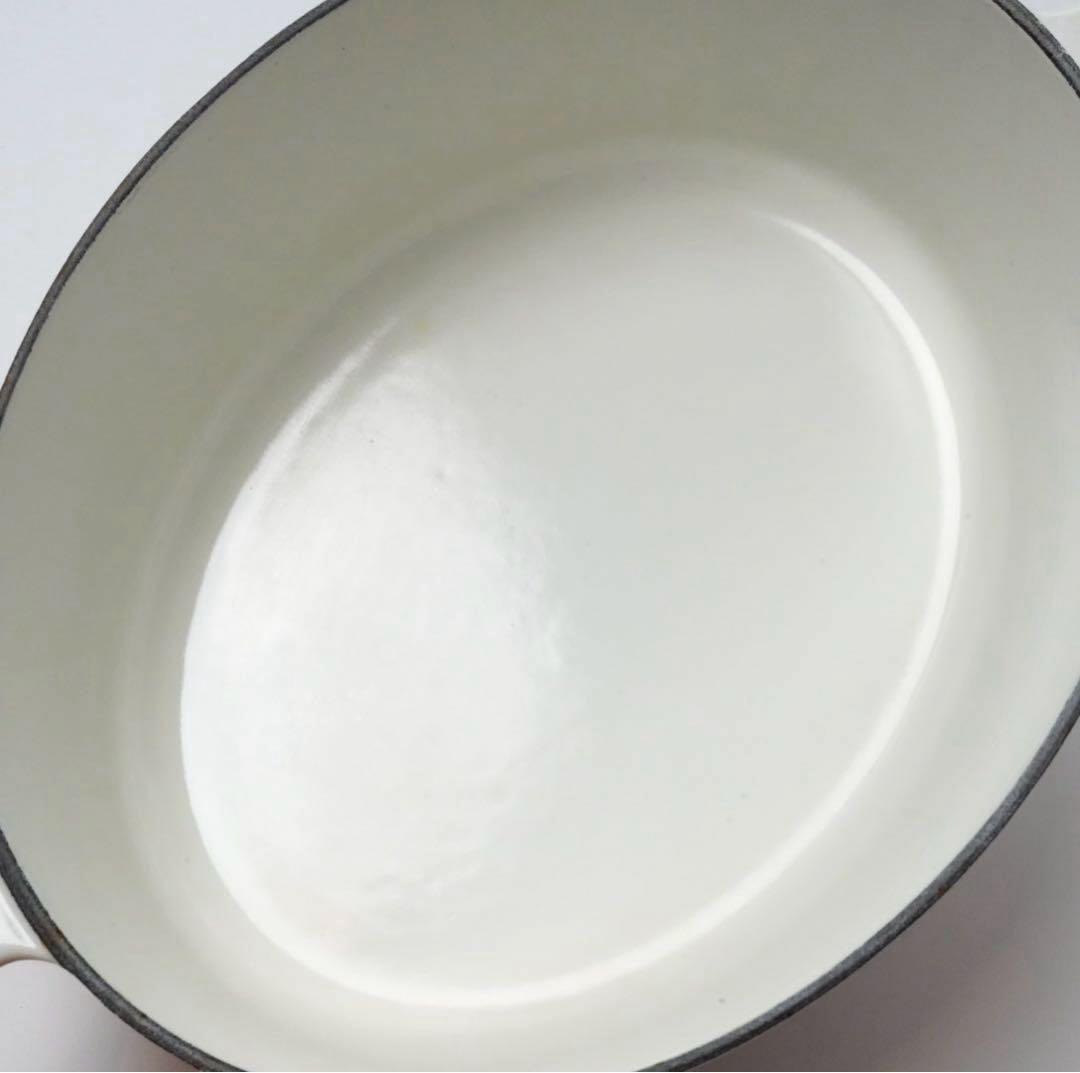 【美品】LE CREUSET　ココット オーバル　パウダーピンク　25cm