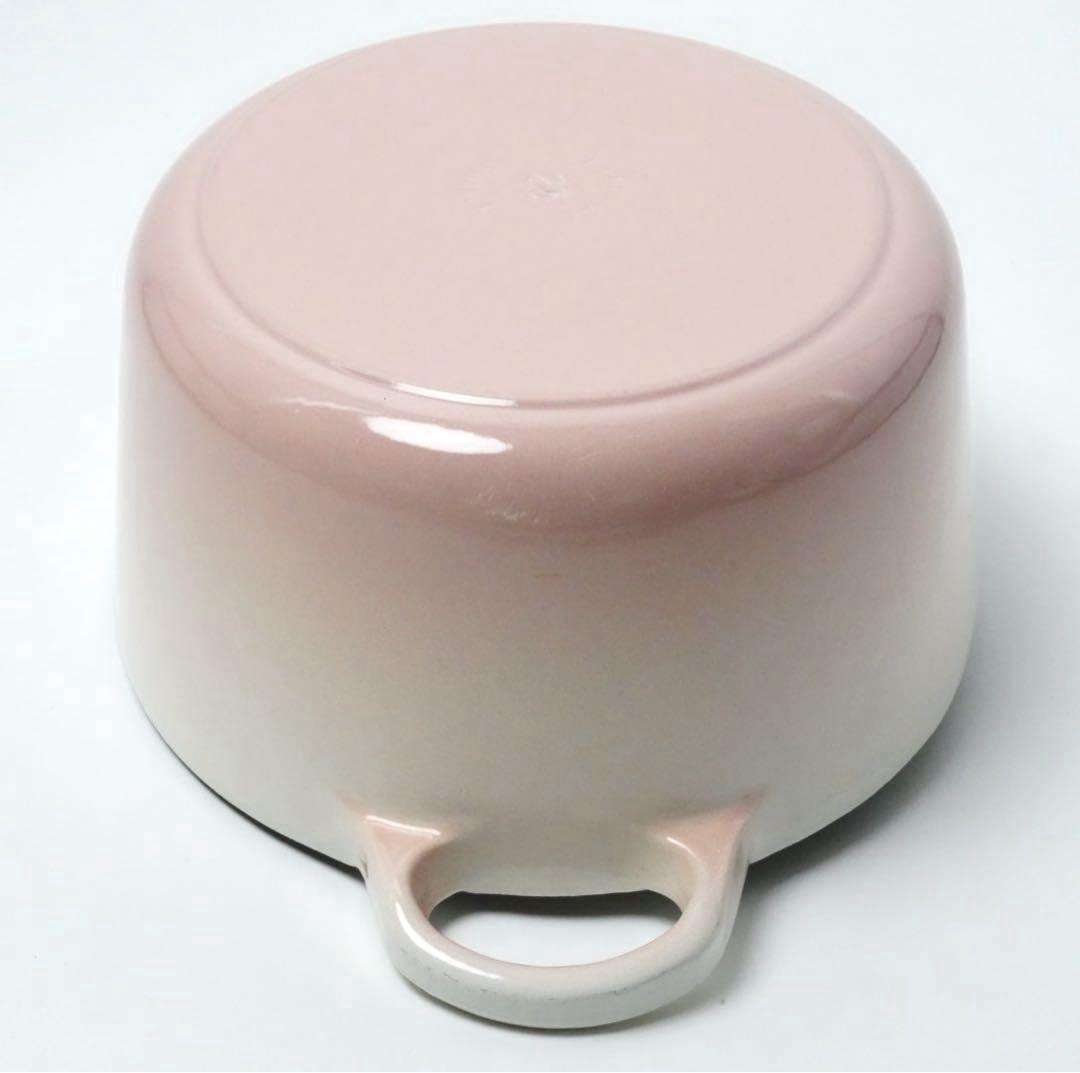 【美品】LE CREUSET　ココット オーバル　パウダーピンク　25cm